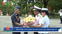 Military Attachés to Vietnam Visit Brigade 147